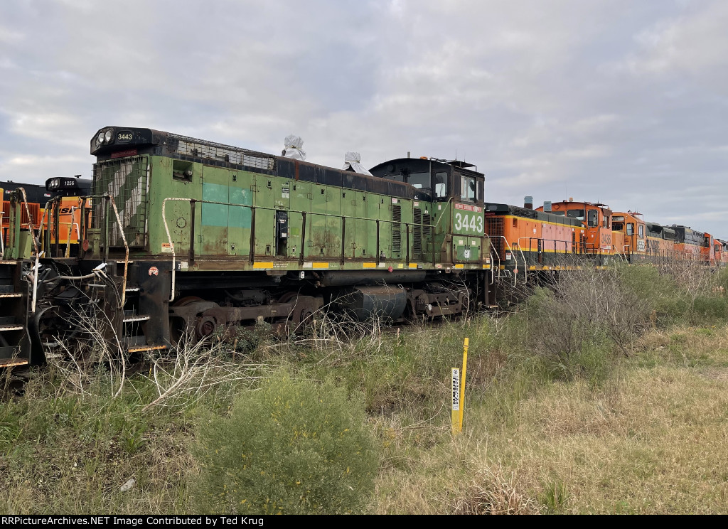 BNSF 3443 & 3436